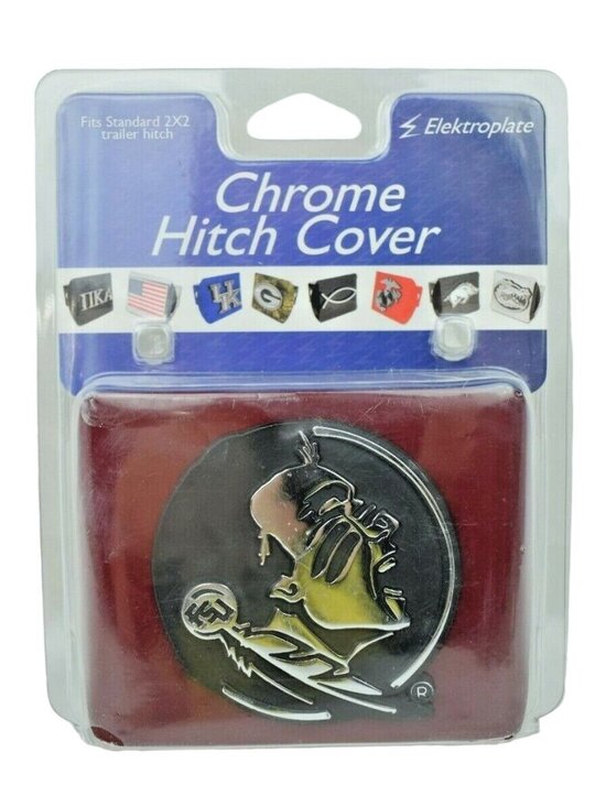 Elektroplate Other - Elektroplate Florida State Seminoles Chrome Hitch Cover 2 x 2 New